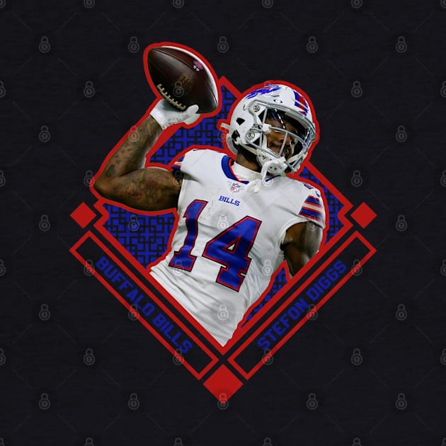 Stefon Diggs Diamond Style by hackercyberattackactivity